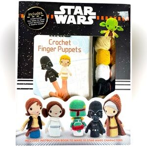 Star Wars Crochet Finger Puppets Skywalker Darth Vader Complete Crochet Kit